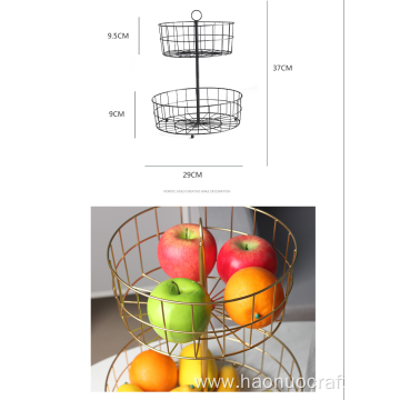 Cesta de frutas de doble paso